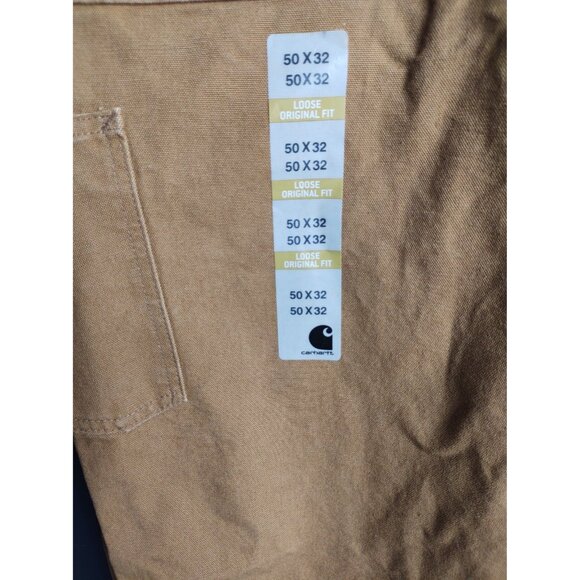 Carhartt Men’s 50x33 Loose Original Fit Washed Duck Work Pants NWT - Picture 6 of 11